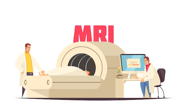 PSA検査とMRIののイメージ